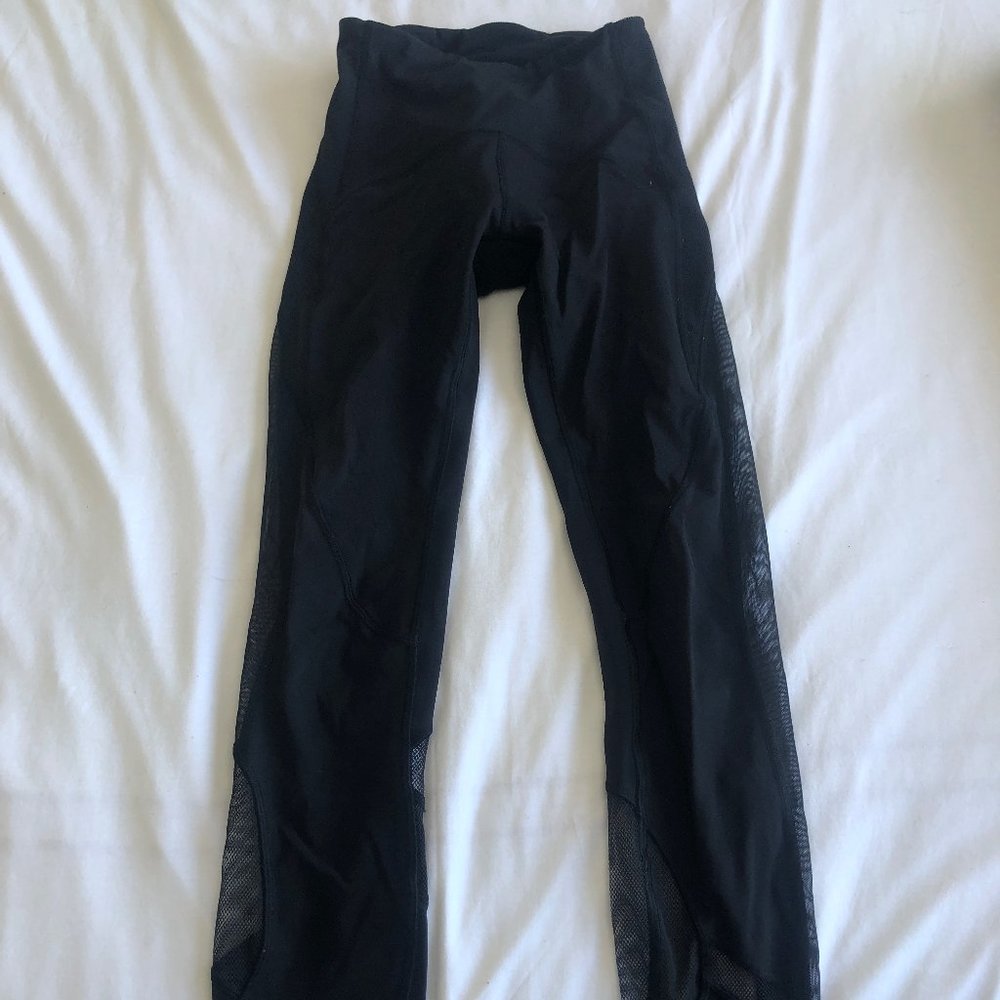 Lululemon Mesh/Sheer High-Rise Leggings
